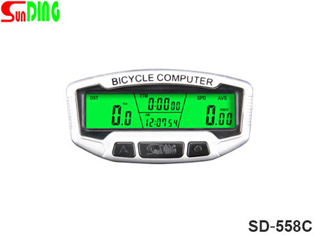 558C wireless backlight bicycle computer