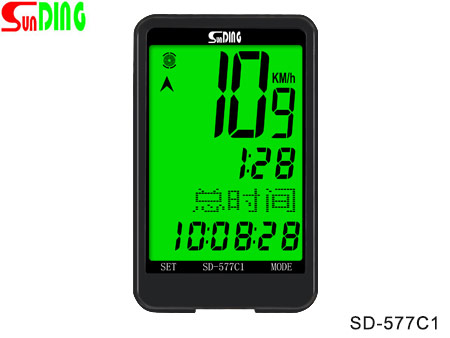 SD-577C1 大屏无线背光多国语言自行车码表